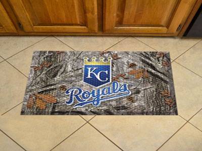 Kansas City Royals Scraper Floor Mat - 19" x 30" Camo - Click Image to Close