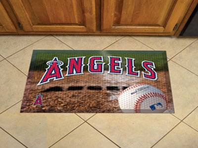 Los Angeles Angels Scraper Floor Mat - 19" x 30" - Click Image to Close