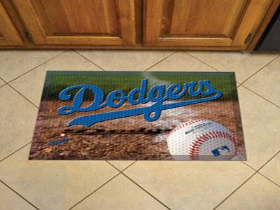Los Angeles Dodgers Scraper Floor Mat - 19" x 30" - Click Image to Close