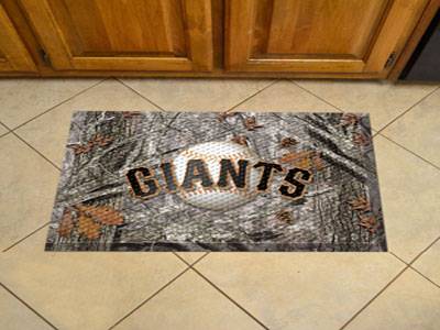 San Francisco Giants Scraper Floor Mat - 19" x 30" Camo - Click Image to Close