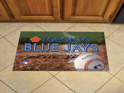 Toronto Blue Jays Scraper Floor Mat - 19" x 30" - Click Image to Close