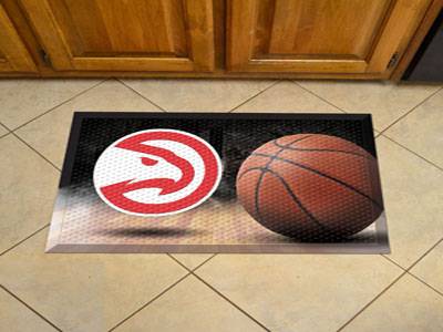 Atlanta Hawks Scraper Floor Mat - 19" x 30" - Click Image to Close