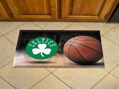 Boston Celtics Scraper Floor Mat - 19" x 30" - Click Image to Close