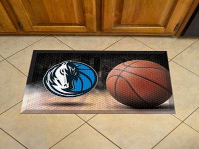 Dallas Mavericks Scraper Floor Mat - 19" x 30" - Click Image to Close