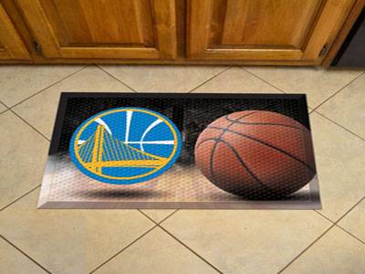 Golden State Warriors Scraper Floor Mat - 19" x 30" - Click Image to Close