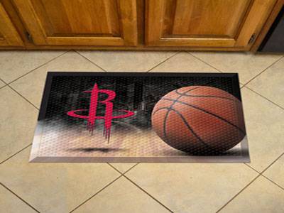 Houston Rockets Scraper Floor Mat - 19" x 30" - Click Image to Close