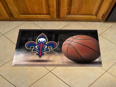 New Orleans Pelicans Scraper Floor Mat - 19" x 30" - Click Image to Close