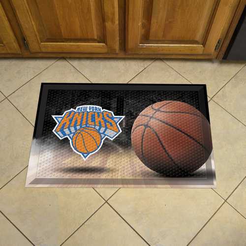 New York Knicks Scraper Floor Mat - 19" x 30" - Click Image to Close