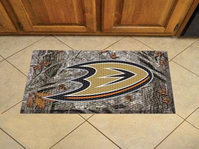 Anaheim Ducks Scraper Floor Mat - 19" x 30" Camo - Click Image to Close