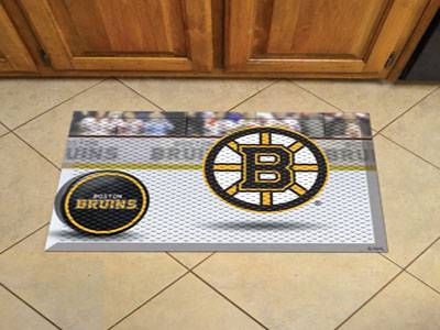 Boston Bruins Scraper Floor Mat - 19" x 30" - Click Image to Close
