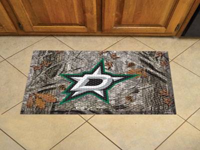 Dallas Stars Scraper Floor Mat - 19" x 30" Camo - Click Image to Close