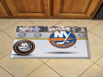 New York Islanders Scraper Floor Mat - 19" x 30" - Click Image to Close