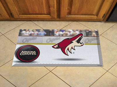 Arizona Coyotes Scraper Floor Mat - 19" x 30" - Click Image to Close