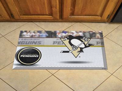 Pittsburgh Penguins Scraper Floor Mat - 19" x 30" - Click Image to Close