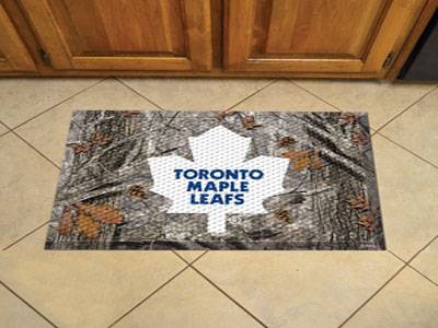 Toronto Maple Leafs Scraper Floor Mat - 19" x 30" Camo - Click Image to Close