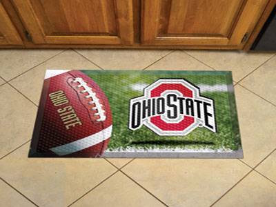 Ohio State University Buckeyes Scraper Floor Mat - 19" x 30" - Click Image to Close