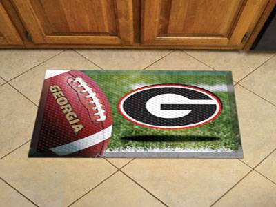 University of Georgia Bulldogs Scraper Floor Mat - 19" x 30" - Click Image to Close