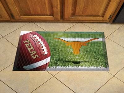 Texas Longhorns Scraper Floor Mat - 19" x 30" - Click Image to Close