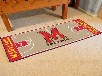 University of Maryland Terrapins Basketball Court Runner - Click Image to Close