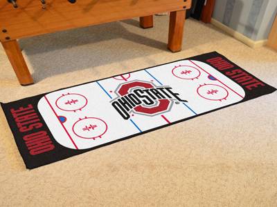 Ohio State University Buckeyes Hockey Rink Runner - Click Image to Close