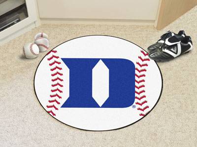 Duke University Blue Devils Baseball Rug - Click Image to Close