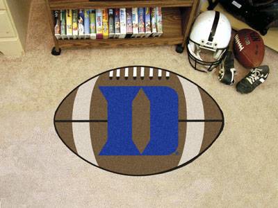 Duke University Blue Devils Football Rug - Click Image to Close