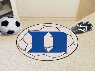 Duke University Blue Devils Soccer Ball Rug - Click Image to Close