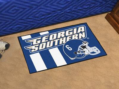 Georgia Southern University Eagles Starter Rug - Blue Helmet - Click Image to Close