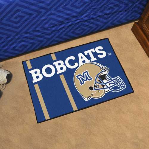 Montana State Bobcats Starter Rug - Uniform Inspired - Click Image to Close