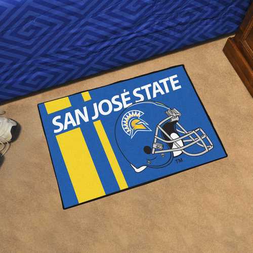 San Jose State Spartans Starter Rug - Uniform Inspired - Click Image to Close
