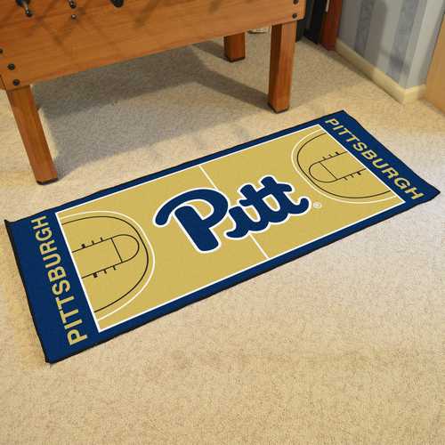 University of Pittsburgh Panthers Basketball Court Runner - Click Image to Close