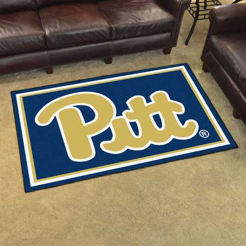 University of Pittsburgh Panthers 4x6 Rug - Click Image to Close