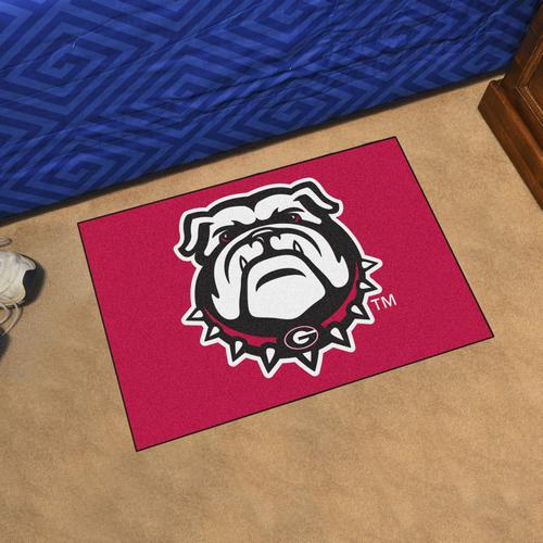 University of Georgia Bulldogs Starter Rug - Red - Click Image to Close