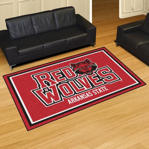 Arkansas State University Red Wolves 5x8 Rug - Click Image to Close