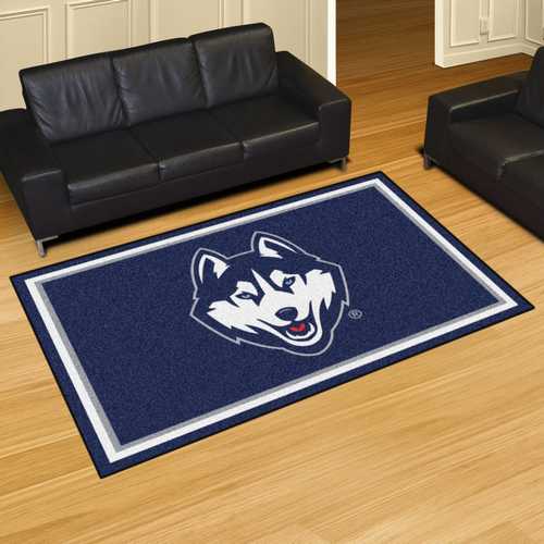 University of Connecticut Huskies 5x8 Rug - Click Image to Close