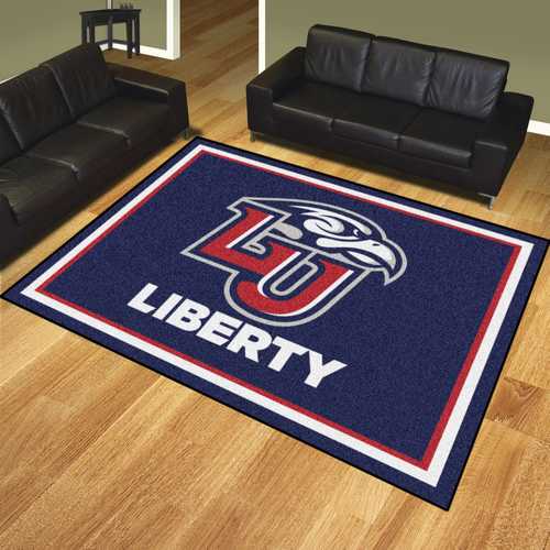 Liberty University Flames 8'x10' Rug - Click Image to Close