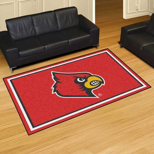 University of Louisville Cardinals 5x8 Rug - Click Image to Close
