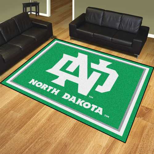 University of North Dakota athletic teams 8'x10' Rug - Click Image to Close