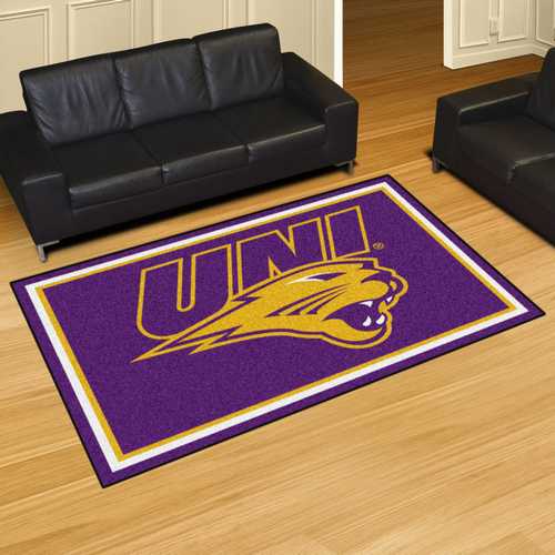 University of Northern Iowa Panthers 5x8 Rug - Click Image to Close