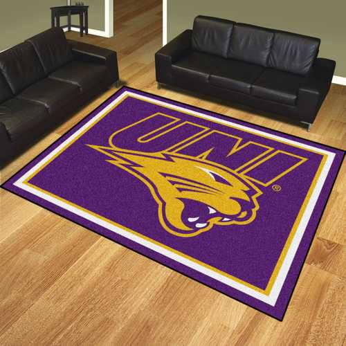 University of Northern Iowa Panthers 8'x10' Rug - Click Image to Close
