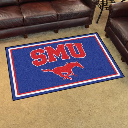 Southern Methodist University Mustangs 4x6 Rug - Click Image to Close