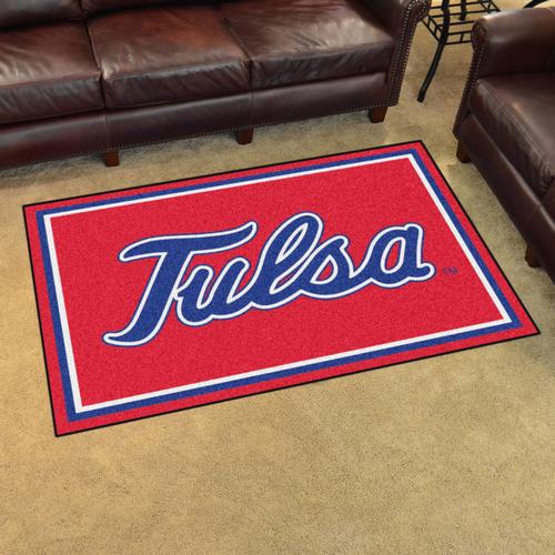 University of Tulsa Golden Hurricane 4x6 Rug - Click Image to Close