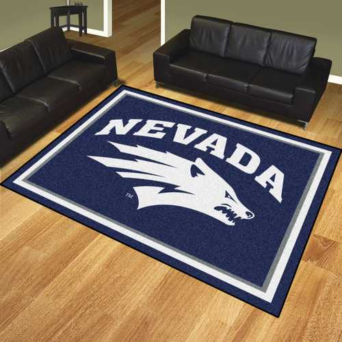 University of Nevada Reno Wolf Pack 8'x10' Rug - Click Image to Close