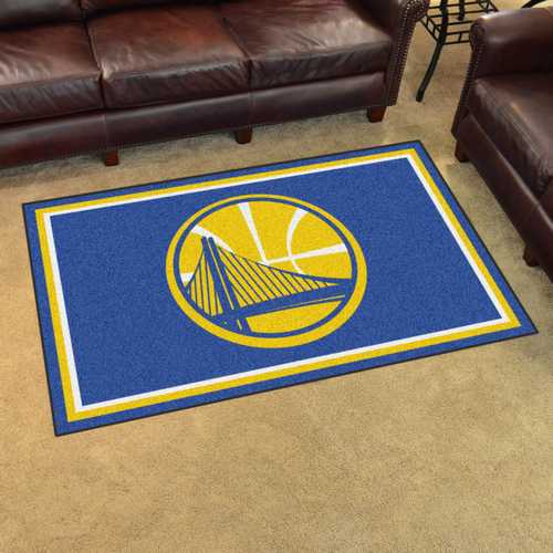 Golden State Warriors 4x6 Rug - Click Image to Close