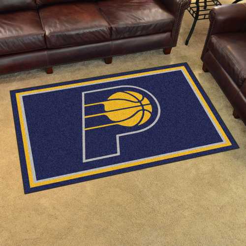 Indiana Pacers 4x6 Rug - Click Image to Close