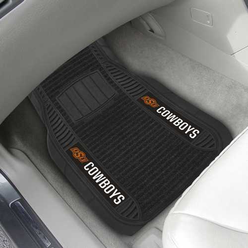 Oklahoma State University Cowboys Deluxe Car Floor Mats - Click Image to Close