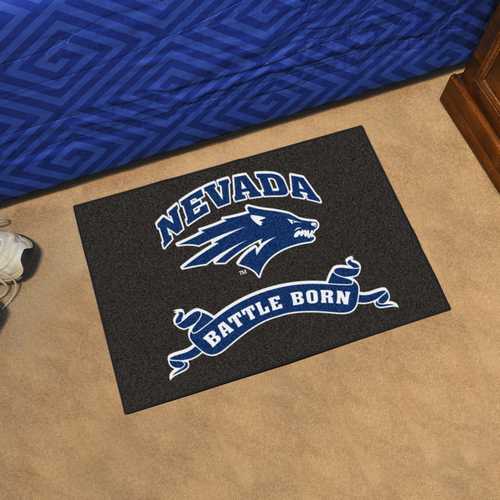 University of Nevada Reno Wolf Pack Starter Rug - Click Image to Close