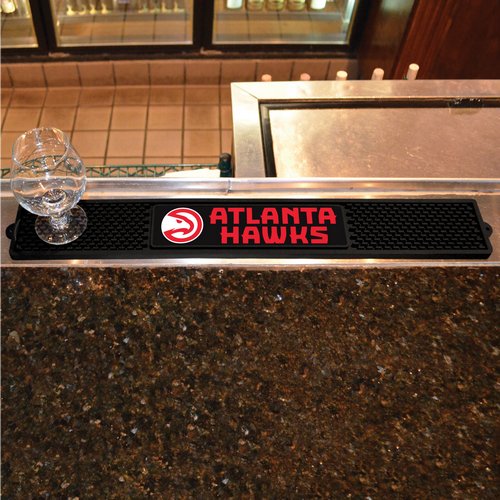 Atlanta Hawks Drink/Bar Mat - Click Image to Close