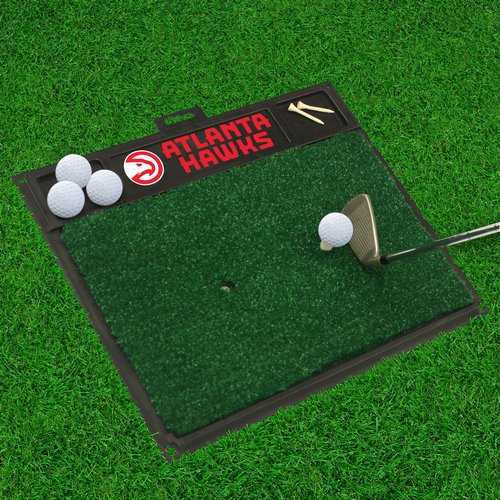 Atlanta Hawks Golf Hitting Mat - Click Image to Close