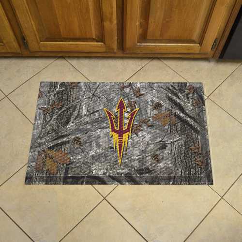 Arizona State Sun Devils Scraper Floor Mat - 19"x30" Camo - Click Image to Close
